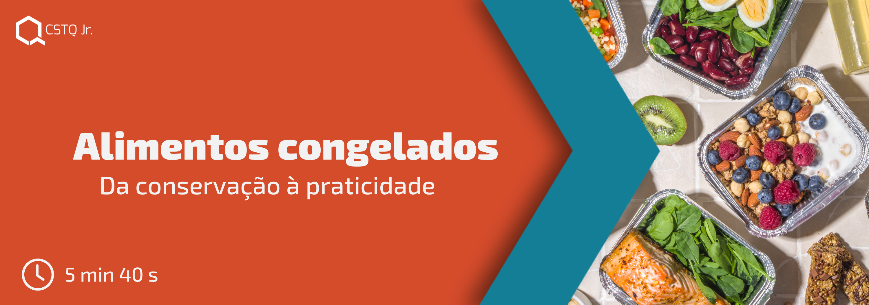 banner com título "alimentos congelados: da conservação à praticidade"